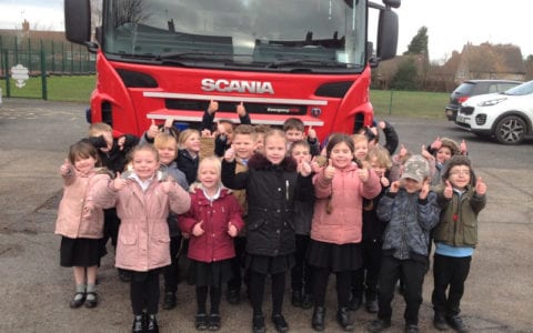 Special fire service visit as part of year 1 topic