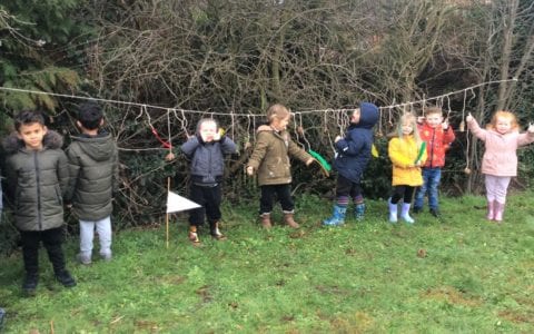 Forest Schools project with SureStart