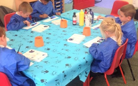 Learning all about colour mixing