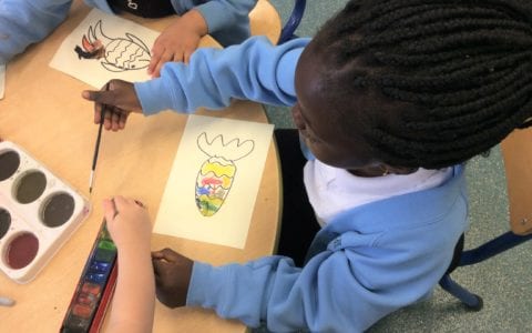 Foundation learn about emotions with the Rainbow Fish