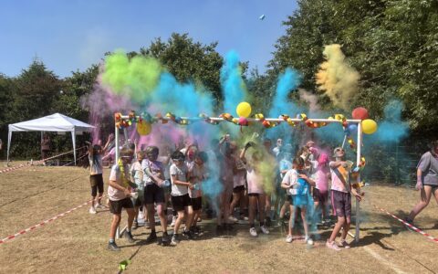 A splash of colour and community spirit